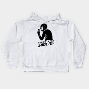 Respect for Riders (black) Kids Hoodie